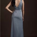 BHLDN Piper Bridesmaid Dress in Dusty Blue size 6 NWT Photo 2