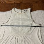 American Eagle ⭐️  AEO White Sequin High Neck Sleeveless Tank Top S Photo 7