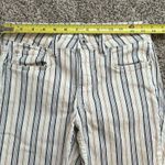 Anthropologie Pilcro & the Letterpress white, blue & brown striped High-Rise Bootcut jeans 26 Photo 10