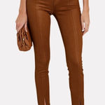 L'Agence Jyothi High Rise Split Ankle in Cognac Coated
 nwot 25 Photo 0
