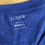 J.Crew  V-Neck Classic Tee, Royal Blue, Size S Photo 3