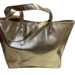 CHI, Gold Tote bag, 11X5X15, Magnetic‎ Closure with inside pockets and zipper Photo 0