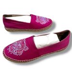 Kenzo Tiger Embroidered Pink Canvas Espadrilles Size 37 EU / 7 US Photo 1