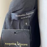 Nanette Lepore  Black Floral Lace Dress 6 NWT Photo 8