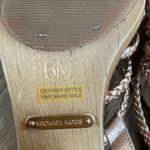 Michael Kors  Rose Gold Metallic Pink Braided Strappy 4” Heels 6 Photo 7