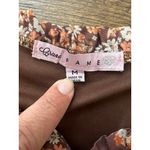 Crave fame Women's Boho floral ruched puff sleeve crop top cottagecore peasant blouse Sz M Photo 2