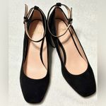 J.Crew  Celia Ankle Strap Contrast
Glitter Heels/ Black Suede Size 7 Photo 3