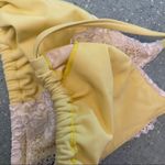 Beach Bunny  Lace‎ Bikini Top Yellow Photo 2
