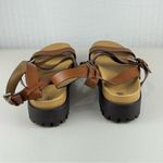 Sam Edelman Eleanora Lug Sole Dark Bourbon Brown Strappy Sandals Size 9 EUR 39 Photo 5
