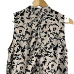 Proenza Schouler Scribble Rose Floral Sleeveless Silk Ruffle Top Size 4 Photo 10