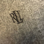 Ralph Lauren Gray fringed scarf 66x20 inches Photo 4