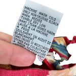 Talbots Vintage Red Floral Linen Cotton Woven Midi Pencil Straight Skirt Size 10 Photo 6