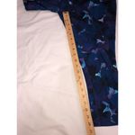 Old Navy  Active Maternity Size M Leggings Capri Cropped Blue Purple Go Dry Photo 5