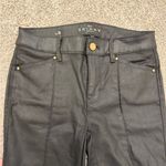 White House | Black Market WHBM Leather-Like Black Ankle Skinny Jeans Photo 4