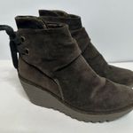Fly London Suede Yama Booties in Diesel Size 8 Photo 1