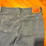 Levi's Levi’s 726 Flare Ripped Knee Denim Jeans Size 33 Blue Photo 2
