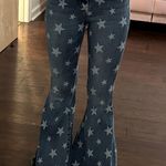 Judy Blue High Rise Super Flare Star Jeans.  Photo 0
