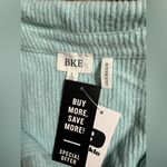 BKE  teal ribbed  Button Down Shirt Photo 2