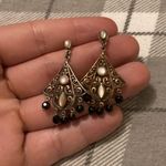 Sterling Silver Women’s vintage filigree 925  dangle earrings! Photo 0