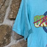 Vintage Single Stitch 80s Baby Blue New Orleans Puff Print Graphic Tee Photo 2