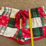 Xhilaration  Christmas Red, Green, White Plaid Pajama Shorts, Size S Photo 5