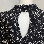 ZARA  NWT textured black & white long sleeve blouse Photo 4