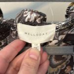 MELLODAY gray paisley print Long Sleeve Dress sz 1X Photo 1