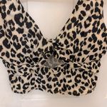 Old Navy Twist Front Leopard Print Swim Top Photo 3