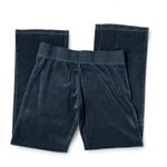 Y2K NEW YORK COMPANY Velour Lounge Pants Size S Tall Gray Relaxed Fit Photo 1