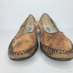 Bottega Veneta  Two Tone Stitch Detail Bronze Tan Flats Size‎ 43.5 Photo 3