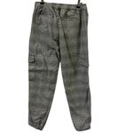Sanctuary  Houndstooth Gray Plaid Cargo Joggers Elastic Waist and Hem Womens XS Photo 3