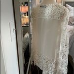 Boutique White Lace Crochet Blouse Photo 2
