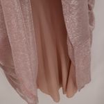 Speechless Pink Shimmer Fit & Flare Party Dress Hoco Metallic Cocktail Evening Plus Size 16 Photo 5