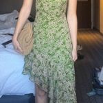 ASTR Asymmetrical Ruffle Hem Halter Dress Photo 1