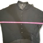 Eileen Fisher  The Fisher Project Black Silk Hi-Lo Blouse Photo 11