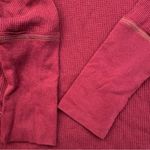 American Eagle  Vintage Y2K Waffle Knit Tunic Henley Hoodie Long Sleeve Top Photo 2