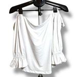 Susana Monaco NWT Sugar White Off Shoulder Blouse - Size S Photo 0