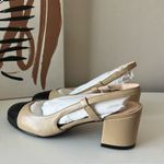 Tuckernuck NEW  FS/NY‎ Black Baton Camel Nappa Leather Slingback Mules Size 6 Photo 6