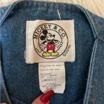 Mickey Inc by Disney Vintage 90s Disney Mickey & Co. Denim Vest Embroidered Mickey&Bull Ladies Large Photo 7