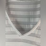 Calvin Klein  M White Perforated Pocketed V-Neck Swim Coverup Photo 6