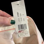 Nicole Miller  ivory denim with red stitching - brand new Photo 6