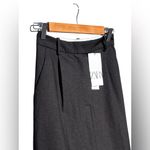 ZARA  Women’s Wide Leg Pleated Black Pants Photo 5