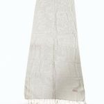 Original Cashmere Scarf from Jerusalem 68” x 27” Cream Colored NWT Photo 0