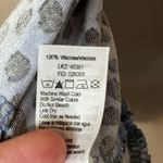 Lascana Blue Printed Smocked Wrap Look Top Size 8/10 Photo 6