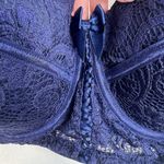 Adore Me  44DD Bra Azura Contour Longline Contour Balconette Underwire Navy Blue Photo 3
