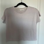 Aritzia Pink Crop Boxy Shirt Photo 0