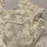 Free People New  Young Victorian Pleated Lace Dress Photo 7