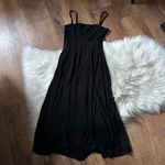 Aritzia Wilfred Free Roseanne Fit And Flare Midi Dress In Black Photo 1