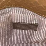 Lauren Merkin  NYC GOLD EMBOSSED SNAKESKIN  FAUX‎ LEATHER SMALL CLUTCH BAG Photo 4