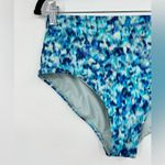 Athleta 🆕 NWOT  High Waist Swim Bottom Bikini Dark Lapis Blue Print Size Medium Photo 9